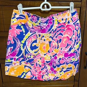 Lilly Pulitzer Marigold skort, size 4